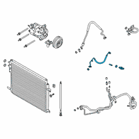 OEM 2021 Ford Police Interceptor Utility AC Tube Diagram - L1MZ-19972-CA