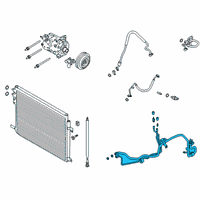 OEM 2020 Ford Police Interceptor Utility Suction & Discharge Hose Assembly Diagram - L1MZ-19A834-DD