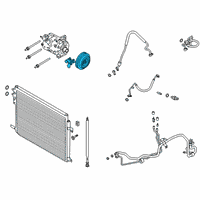 OEM 2021 Lincoln Navigator Clutch & Pulley Diagram - L1MZ-19D786-C