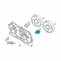 OEM 1999 Pontiac Grand Prix Fan Motor Diagram - 22136414