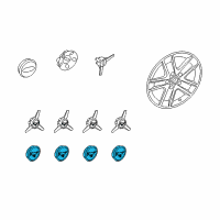 OEM Ford Mustang Cap Assembly Diagram - 5R3Z-1130-BA