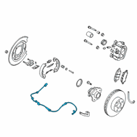 OEM 2019 Nissan Altima Sensor Assembly Anti Ski, Rear Diagram - 47900-6CA0B