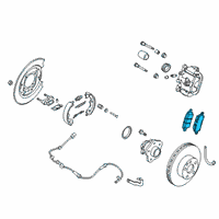 OEM 2022 Nissan Altima Pad Kit-Disc Br Diagram - D4060-9HE0B