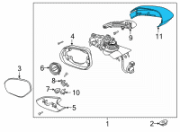 OEM Lincoln Corsair COVER Diagram - LJ7Z-17D742-BB