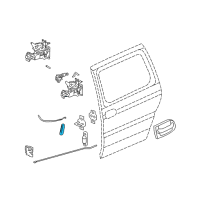 OEM 2006 Chevrolet Uplander Handle Diagram - 15222933