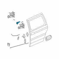 OEM 2005 Buick Terraza Actuator Diagram - 10324035