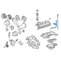 OEM Toyota Tundra Oil Tube Diagram - 11452-0F010