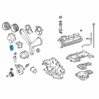 OEM Lexus SC430 IDLER Sub-Assembly, Timing Diagram - 13505-0F010