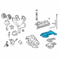 OEM 2004 Toyota Sequoia Oil Pan Diagram - 12111-0F010