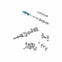 OEM 2004 Honda Element Joint, Outboard Diagram - 42330-SCW-305