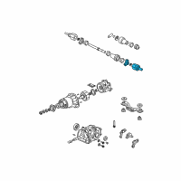 OEM Honda CR-V Joint, Inboard Diagram - 42320-SMB-305