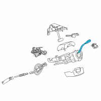 OEM Ram 2500 Shifter-Gearshift Diagram - 1TM081X9AA