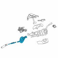 OEM 2013 Ram 1500 Steering Column Intermediat Shaft Diagram - 5108175AB