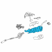 OEM 2013 Ram 3500 Column-Steering Diagram - 5XW041U1AG