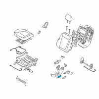 OEM 2012 Hyundai Santa Fe Knob-Power Slide Driver Diagram - 88545-0W100-HZ