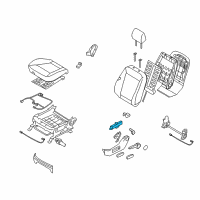 OEM Hyundai Santa Fe Switch Assembly-Power Front Seat LH Diagram - 88521-0W110-HZ