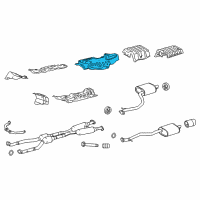 OEM 2015 Lexus IS250 INSULATOR, Front Floor Diagram - 58151-53040