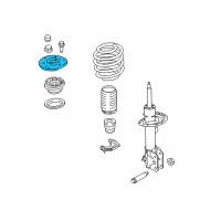 OEM 2017 Lincoln MKX Upper Mount Diagram - F2GZ-3A197-A