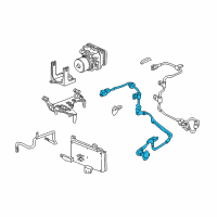 OEM Acura NSX Sensor Assembly, Right Front Diagram - 57450-SL0-030