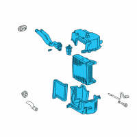 OEM Toyota MR2 Spyder Evaporator Assembly Diagram - 88510-17300