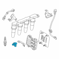 OEM Chevrolet Aveo5 Camshaft Sensor Diagram - 25195556