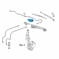 OEM 2015 Chevrolet Tahoe Front Motor Diagram - 22956301