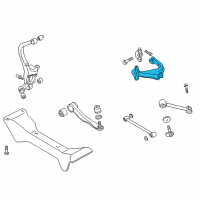 OEM Hyundai XG350 Bush-Pillow Ball, Rear Upper Arm Diagram - 55130-38002