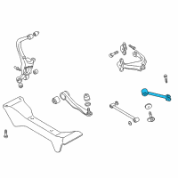 OEM Kia Optima Arm Assembly-Rear Trailing Diagram - 5527038000