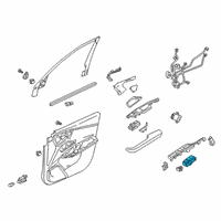 OEM Acura RDX Switch Assembly, Power Window Mas Diagram - 35750-TJB-A11