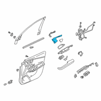 OEM 2022 Acura RDX Base Assembly (Sable Olive Ash) Diagram - 83525-TJB-A72ZA