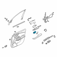 OEM 2019 Acura RDX Switch Assembly, Power Window Assist Diagram - 35760-TJB-A11