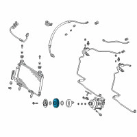 OEM 2001 Toyota Echo Rotor Sub-Assy, Magnet Clutch Diagram - 88412-52040