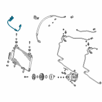 OEM 2004 Toyota Echo Discharge Hose Diagram - 88711-52021