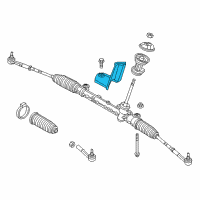 OEM 2019 Jeep Compass Shield-Steering Gear Diagram - 68323954AD