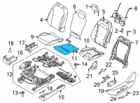 OEM 2022 Ford Mustang Mach-E ELEMENT ASY - HEATING Diagram - LJ8Z-14D696-B
