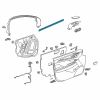 OEM 2018 Buick LaCrosse Belt Weatherstrip Diagram - 26688192