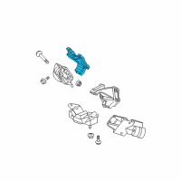 OEM 2006 Dodge Ram 2500 Bracket-Engine Mount Diagram - 52021138AA