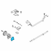 OEM Hyundai Genesis Gasket-Water Pump Diagram - 21354-3F300