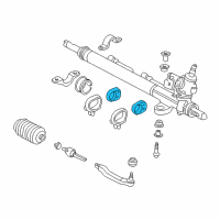 OEM 1999 Acura RL Rubber A, Power Steering Pipe Insulator Diagram - 53738-SZ5-A00