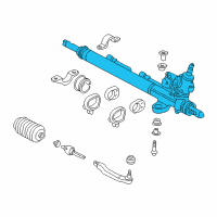 OEM 1996 Acura RL Rack, Power Steering (Reman) Diagram - 06536-SZ3-506RM