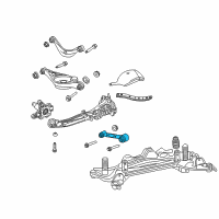 OEM 2007 Mercury Milan Lateral Strut Diagram - 9E5Z-5500-A