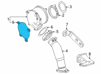 OEM 2022 GMC Sierra 3500 HD Heat Shield Diagram - 12680278