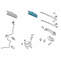 OEM 2009 Toyota Yaris Front Blade Diagram - 85212-44032