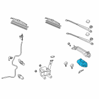 OEM Toyota Yaris Front Motor Diagram - 85110-52510