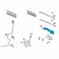 OEM 2012 Toyota Yaris Linkage Assembly Diagram - 85150-52320