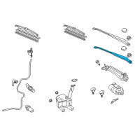 OEM Toyota Yaris Wiper Arm Diagram - 85221-52240