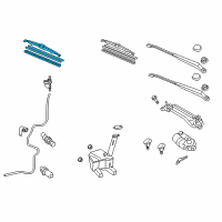 OEM 2007 Toyota Yaris Front Blade Diagram - 85222-47020