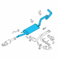 OEM 2011 Ford F-150 Muffler Diagram - BL3Z-5230-H