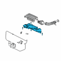 OEM 2000 Honda S2000 Case Set, Air Cleaner Diagram - 17205-PCX-000