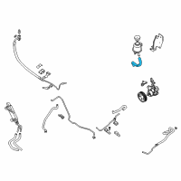 OEM 2012 Nissan Pathfinder Hose Assy-Suction, Power Steering Diagram - 49717-7S000